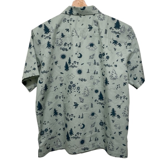 Marmot Mountain Works Green Muir Camp Novelty Men’s Shirt - Size Large - Picture 5 of 14